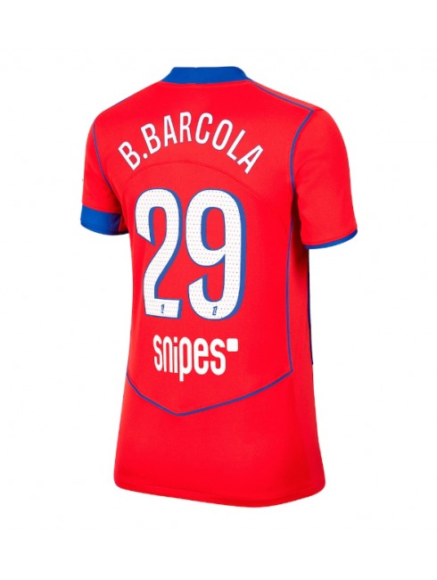 Ženski Nogometna dresi replika Paris Saint-Germain Bradley Barcola #29 Tretji 2025-26 Kratek rokav Ženski Nogometna dresi replika Paris Saint-Germain Bradley Barcola #29 Tretji 2025-26 Kratek rokav